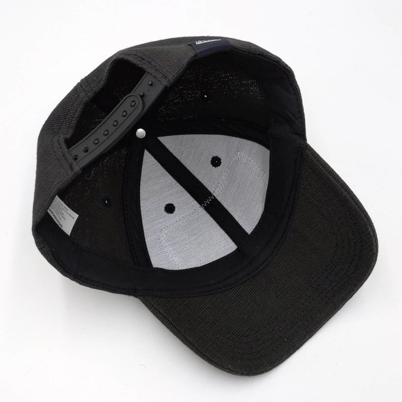 Ellix Designs Handsewn Beach Wave Snapback Trucker Hat Patch Art Cap Black - Picture 8 of 9